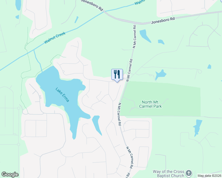 map of restaurants, bars, coffee shops, grocery stores, and more near 305 Masters Club Boulevard in Hampton