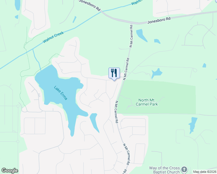 map of restaurants, bars, coffee shops, grocery stores, and more near 305 Masters Club Boulevard in Hampton