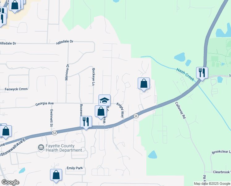 map of restaurants, bars, coffee shops, grocery stores, and more near 26 Bay Branch Boulevard in Fayetteville