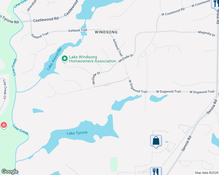 map of restaurants, bars, coffee shops, grocery stores, and more near 113 Kenmare Row in Tyrone