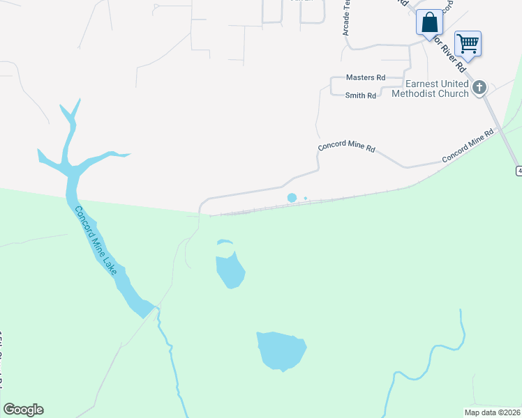 map of restaurants, bars, coffee shops, grocery stores, and more near 1000 Concord Mines Road in Bessemer