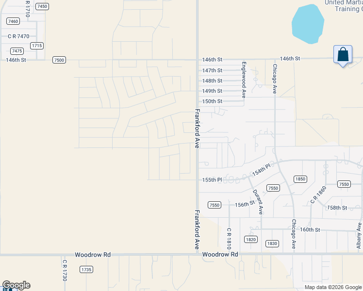 map of restaurants, bars, coffee shops, grocery stores, and more near 15425 County Road 1800 in Lubbock
