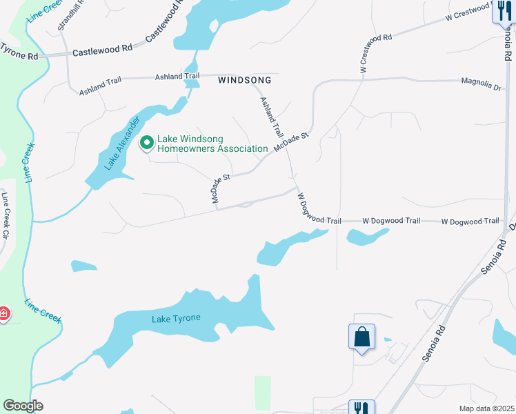 map of restaurants, bars, coffee shops, grocery stores, and more near 111 Kenmare Row in Tyrone