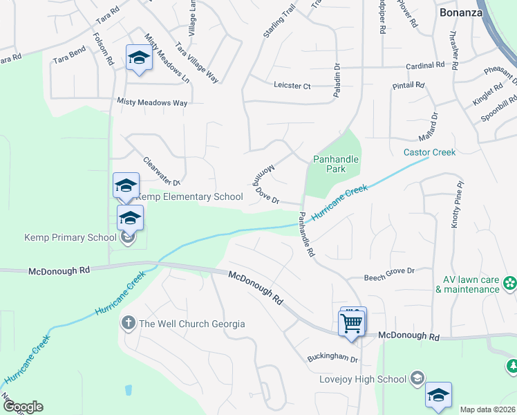 map of restaurants, bars, coffee shops, grocery stores, and more near 1298 Bugle Court in Hampton