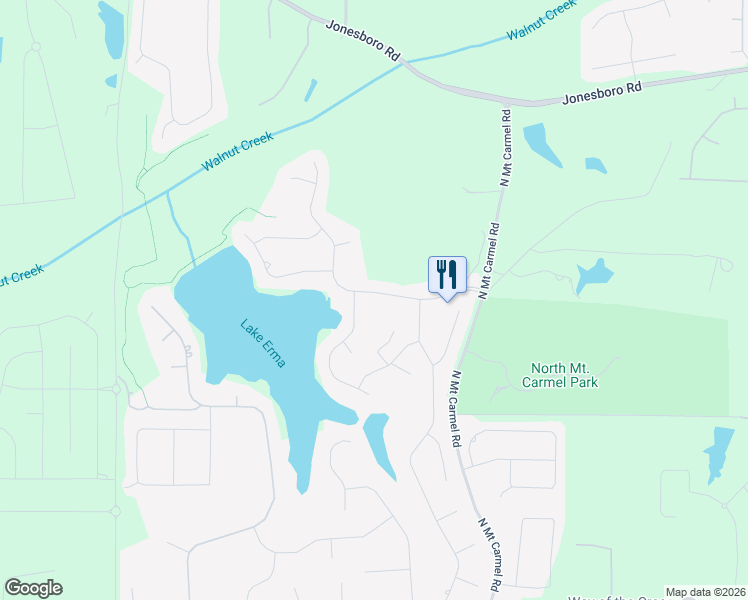 map of restaurants, bars, coffee shops, grocery stores, and more near 142 Crystal Lake Boulevard in Hampton