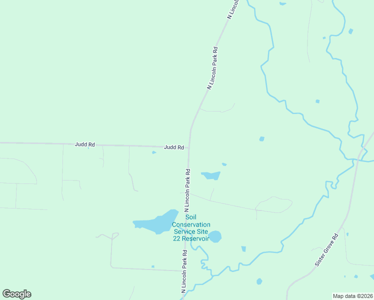 map of restaurants, bars, coffee shops, grocery stores, and more near 2114 North Lincoln Park Road in Van Alstyne