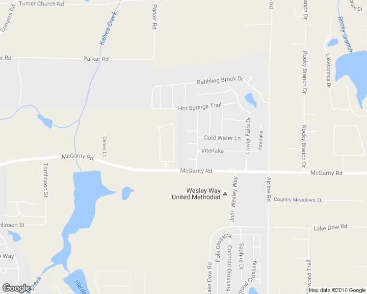map of restaurants, bars, coffee shops, grocery stores, and more near 413 Bankside Court in McDonough