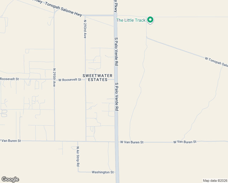 map of restaurants, bars, coffee shops, grocery stores, and more near 29139 West Roosevelt Street in Buckeye