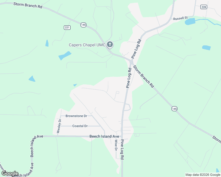 map of restaurants, bars, coffee shops, grocery stores, and more near 516 Timberbrook Place in Beech Island