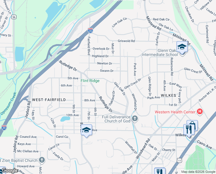 map of restaurants, bars, coffee shops, grocery stores, and more near 913 Hillandale Drive in Fairfield