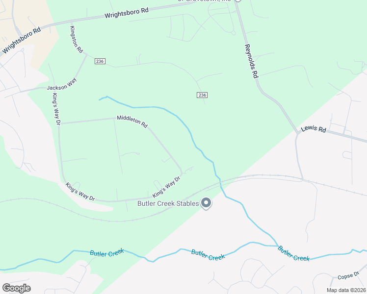map of restaurants, bars, coffee shops, grocery stores, and more near 348 Middleton Road in Grovetown