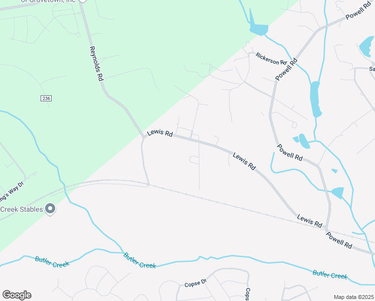 map of restaurants, bars, coffee shops, grocery stores, and more near 3404 Lewis Road in Augusta