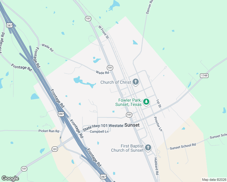 map of restaurants, bars, coffee shops, grocery stores, and more near 142 Boone Circle in Sunset