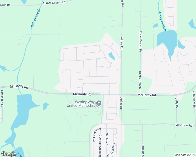 map of restaurants, bars, coffee shops, grocery stores, and more near 554 Cold Water Lane in McDonough
