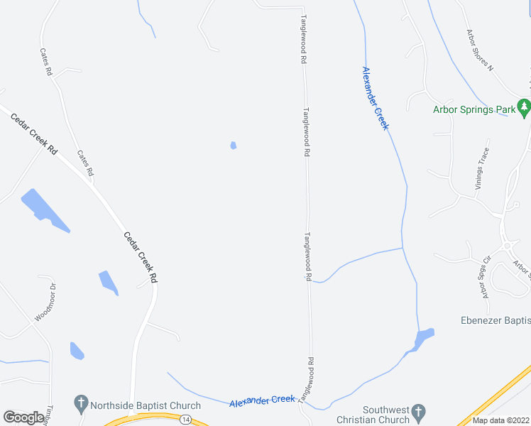 map of restaurants, bars, coffee shops, grocery stores, and more near 20 Tanglewood Road in Newnan