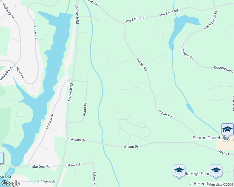 map of restaurants, bars, coffee shops, grocery stores, and more near 131 Turners Grove Lane in McDonough