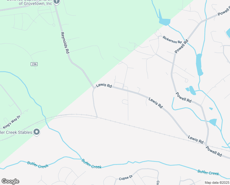 map of restaurants, bars, coffee shops, grocery stores, and more near 3404 Lewis Road in Augusta