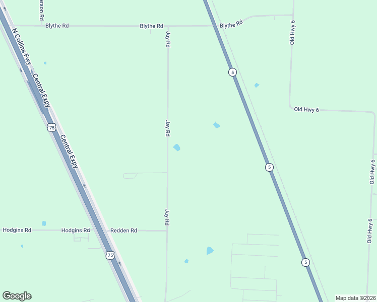 map of restaurants, bars, coffee shops, grocery stores, and more near 382 Jay Road in Van Alstyne