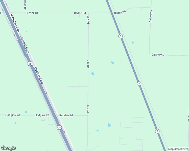 map of restaurants, bars, coffee shops, grocery stores, and more near 382 Jay Road in Van Alstyne