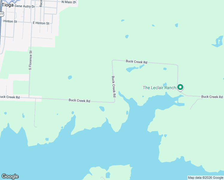 map of restaurants, bars, coffee shops, grocery stores, and more near 387-1025 Buck Creek Road in Tioga
