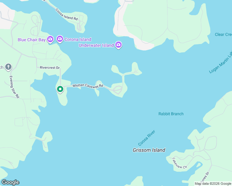map of restaurants, bars, coffee shops, grocery stores, and more near 90 Twin Isle South Drive in Vincent