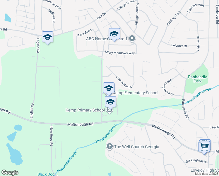 map of restaurants, bars, coffee shops, grocery stores, and more near 1071 Lost Court in Hampton