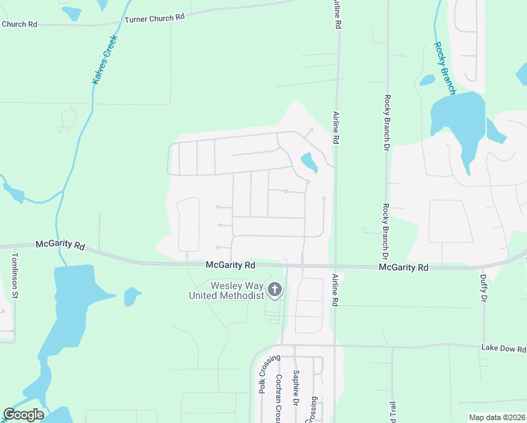 map of restaurants, bars, coffee shops, grocery stores, and more near 554 Cold Water Lane in McDonough