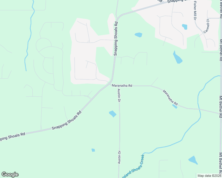 map of restaurants, bars, coffee shops, grocery stores, and more near 10 Maranatha Road in McDonough