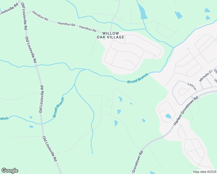 map of restaurants, bars, coffee shops, grocery stores, and more near 1023 Fieldstone Road in Grovetown