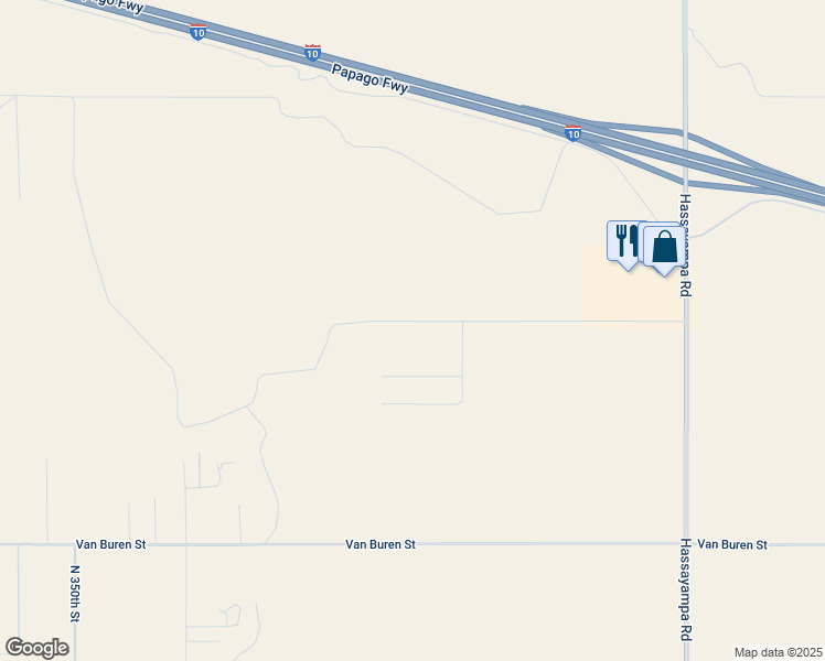 map of restaurants, bars, coffee shops, grocery stores, and more near 34347 West Roosevelt Street in Tonopah