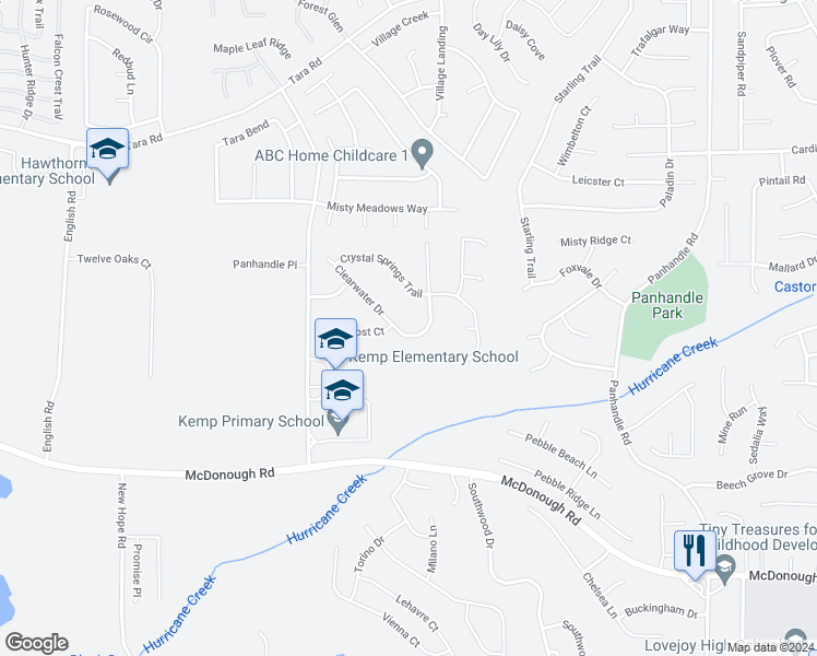 map of restaurants, bars, coffee shops, grocery stores, and more near 10953 Clearwater Drive in Hampton