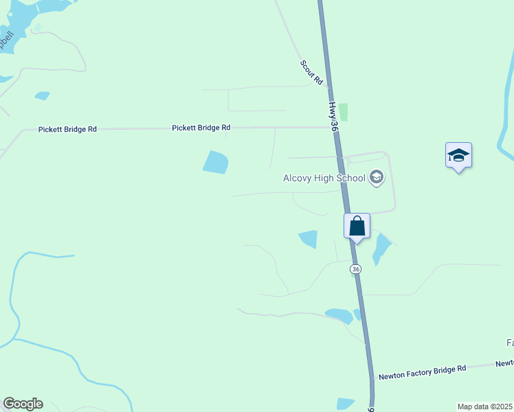 map of restaurants, bars, coffee shops, grocery stores, and more near 145 Stewart Hollow Lane in Covington