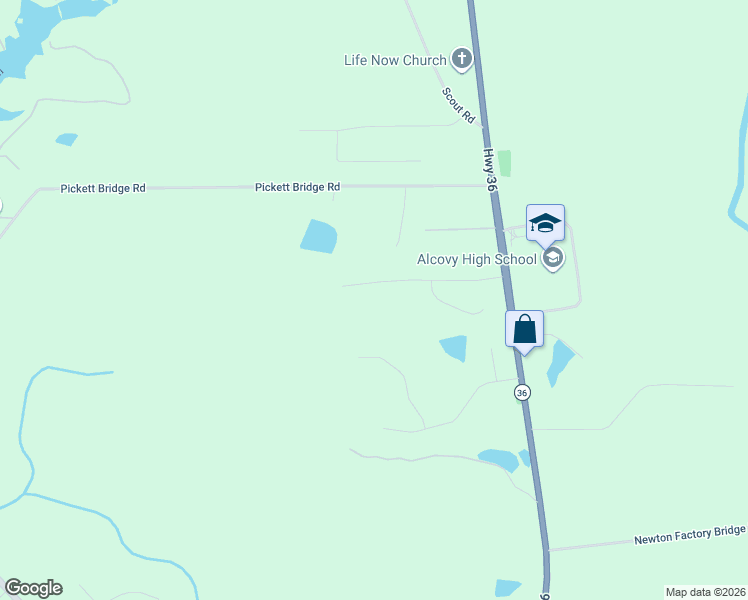 map of restaurants, bars, coffee shops, grocery stores, and more near 155 Stewart Hollow Lane in Covington
