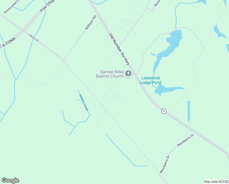 map of restaurants, bars, coffee shops, grocery stores, and more near 162 Santee Lumber Road in Santee