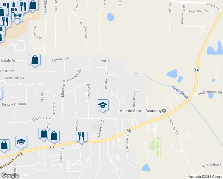 map of restaurants, bars, coffee shops, grocery stores, and more near 95 Bay Branch Boulevard in Fayetteville