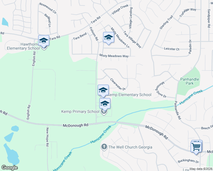 map of restaurants, bars, coffee shops, grocery stores, and more near 1080 Lost Court in Hampton
