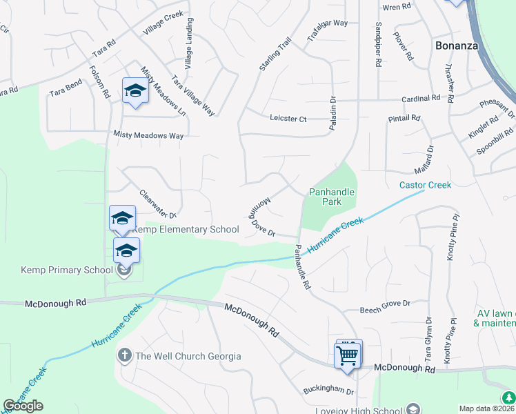 map of restaurants, bars, coffee shops, grocery stores, and more near 10870 Morning Dove Drive in Hampton