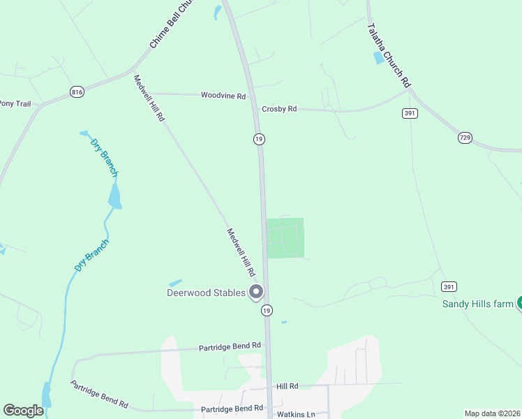 map of restaurants, bars, coffee shops, grocery stores, and more near 4261-4591 Highway 19 in Aiken