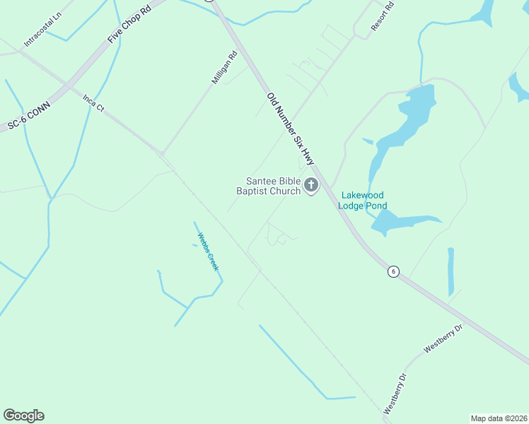 map of restaurants, bars, coffee shops, grocery stores, and more near 162 Santee Lumber Road in Santee