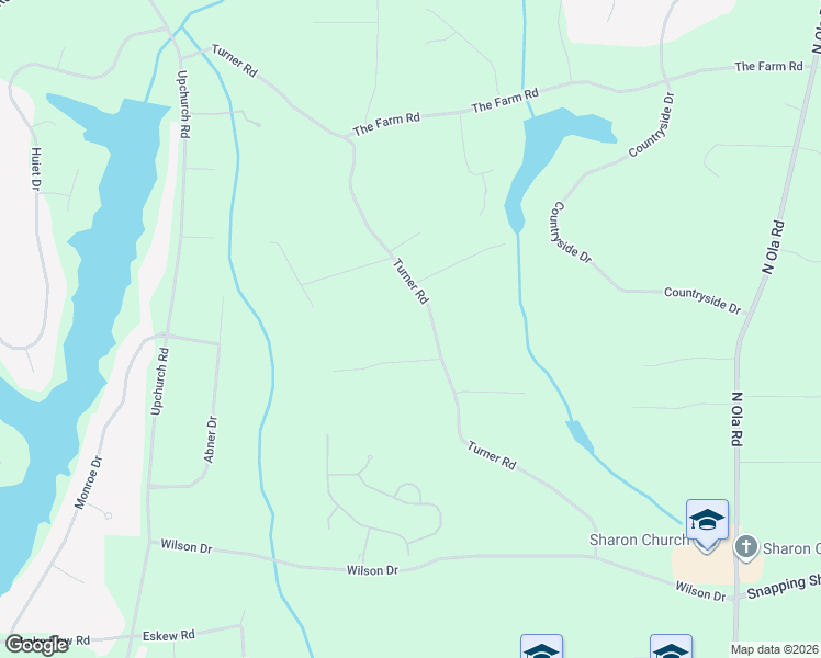 map of restaurants, bars, coffee shops, grocery stores, and more near 98 Turners Grove Lane in McDonough