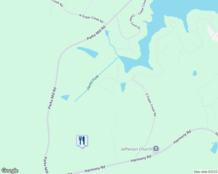 map of restaurants, bars, coffee shops, grocery stores, and more near 110-118 Oak Hill Circle in Eatonton