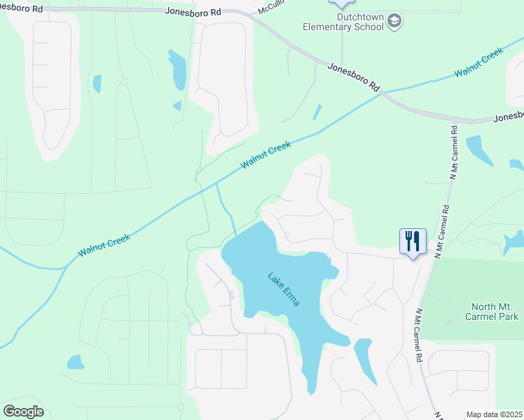 map of restaurants, bars, coffee shops, grocery stores, and more near 957 Fire Thorn Drive in Hampton