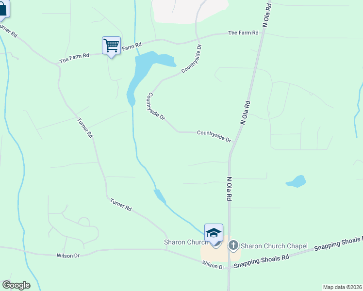 map of restaurants, bars, coffee shops, grocery stores, and more near 485 Country Side Drive in McDonough