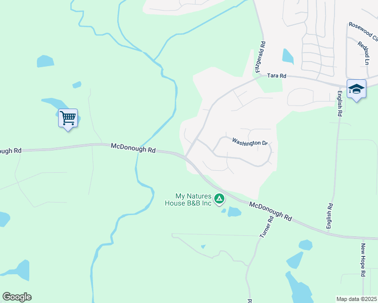 map of restaurants, bars, coffee shops, grocery stores, and more near 10853 Lees Court in Jonesboro