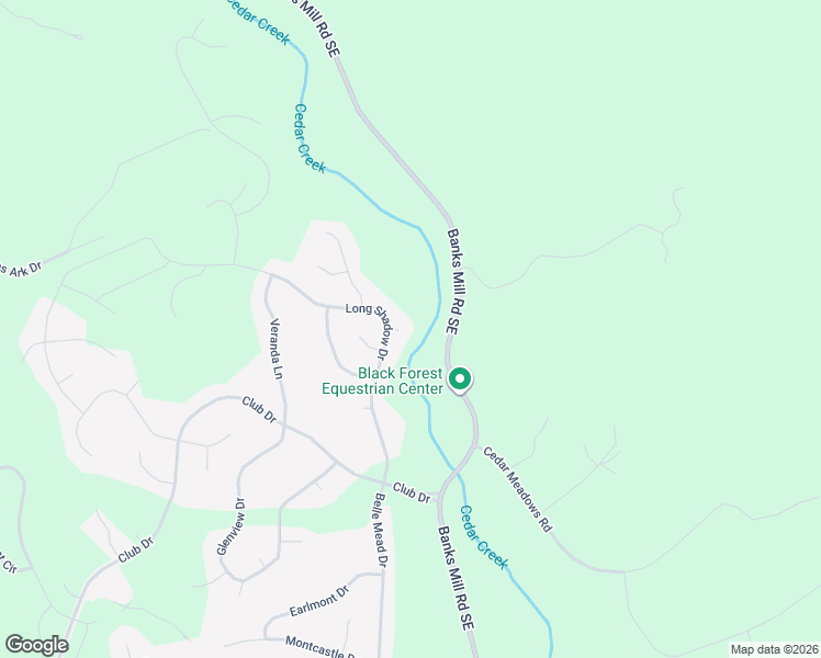 map of restaurants, bars, coffee shops, grocery stores, and more near 176 Long Shadow Drive in Aiken