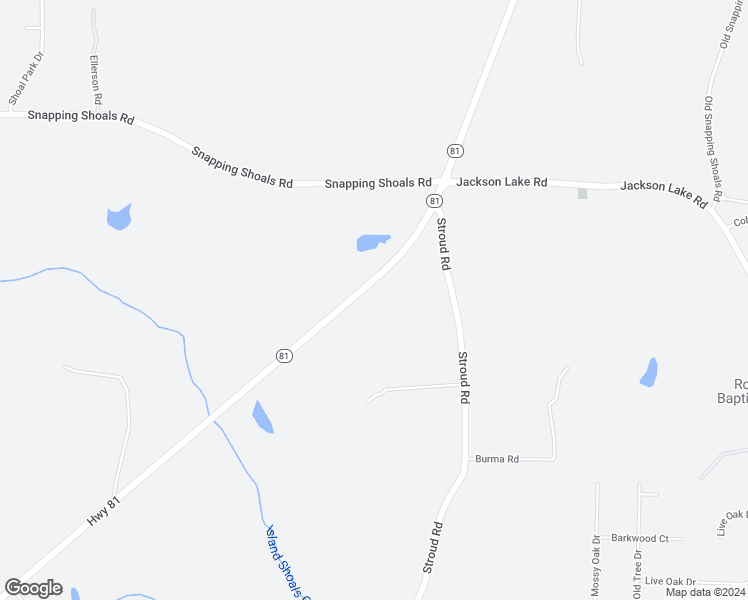 map of restaurants, bars, coffee shops, grocery stores, and more near 5606 Highway 81 in McDonough