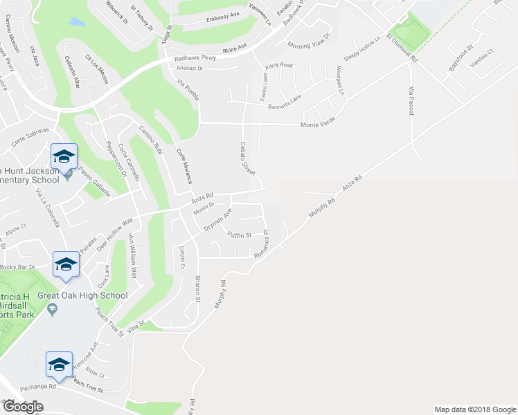 map of restaurants, bars, coffee shops, grocery stores, and more near 33218 Romance Place in Temecula