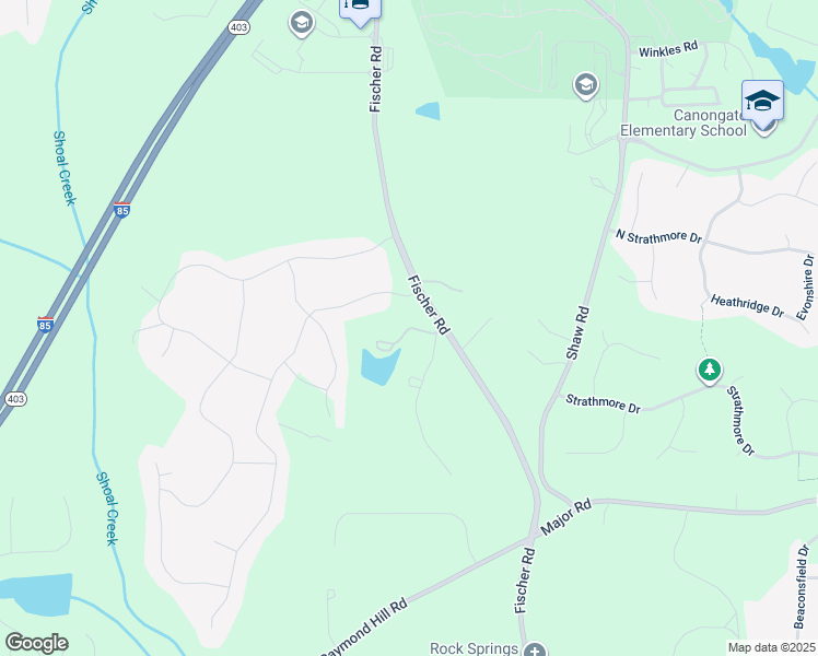 map of restaurants, bars, coffee shops, grocery stores, and more near 62 East Lake Road in Newnan