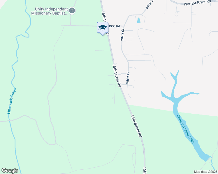 map of restaurants, bars, coffee shops, grocery stores, and more near 1771 White Drive in Hueytown