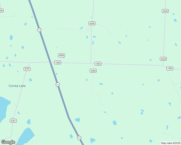 map of restaurants, bars, coffee shops, grocery stores, and more near 2103 Farm to Market Road 1553 in Bonham